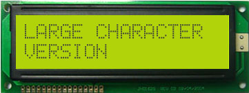 16x2 Large Characters MODBUS Master LCD 16x2 Large Characters MODBUS Master LCD